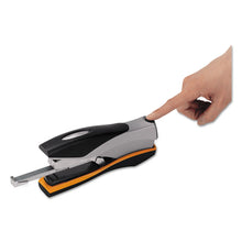 Load image into Gallery viewer, Optima 40 Desktop Stapler, 40-Sheet Capacity, Silver/Black/Orange