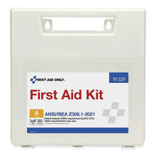 Load image into Gallery viewer, ANSI 2021 First Aid Kit for 50 People, 184 Pieces, Plastic Case