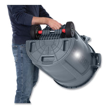 Load image into Gallery viewer, Vented Wheeled BRUTE Container, 32 gal, Plastic, Gray