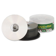 Load image into Gallery viewer, DVD+RW Rewritable Disc, 4.7 GB, 4x, Spindle, Silver, 30/Pack
