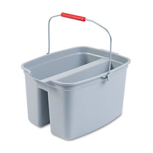 Load image into Gallery viewer, Double Utility Pail, 19 qt, Plastic, Gray
