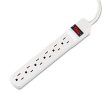 Load image into Gallery viewer, Power Strip, 6 Outlets, 6 ft Cord, Ivory
