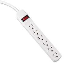 Load image into Gallery viewer, Power Strip, 6 Outlets, 6 ft Cord, Ivory
