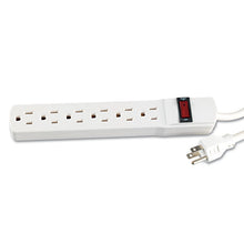 Load image into Gallery viewer, Power Strip, 6 Outlets, 6 ft Cord, Ivory
