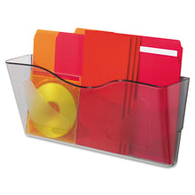 Load image into Gallery viewer, Euro-Style DocuPocket Landscape Wall File, Larger Files/Tabloid Size, 15" x 4" x 6.63", Smoke
