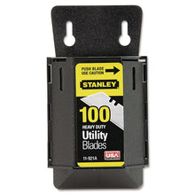 Load image into Gallery viewer, Wall Mount Utility Knife Blade Dispenser with Blades, 100/Pack
