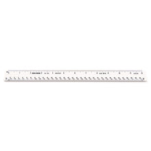Load image into Gallery viewer, Triangular Scale, Plastic, 12" Long, Architectural, White
