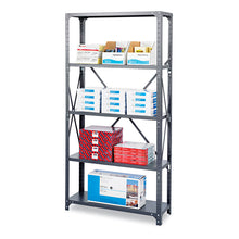 Load image into Gallery viewer, Commercial Steel Shelving Unit, Five-Shelf, 36w x 24d x 75h, Dark Gray
