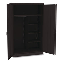 Load image into Gallery viewer, Jumbo Combination Steel Storage Cabinet, 48w x 24d x 78h, Black
