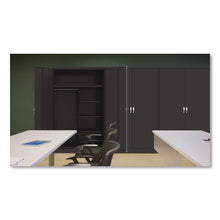 Load image into Gallery viewer, Jumbo Combination Steel Storage Cabinet, 48w x 24d x 78h, Black

