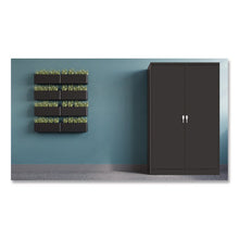Load image into Gallery viewer, Jumbo Combination Steel Storage Cabinet, 48w x 24d x 78h, Black
