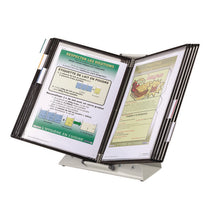 Load image into Gallery viewer, Desktop Reference Starter Set, 10 Antimicrobial Wire-Reinforced Pockets
