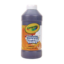 Load image into Gallery viewer, Washable Fingerpaint, Violet, 16 oz Bottle
