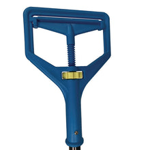 Load image into Gallery viewer, Janitor Style Screw Clamp Mop Handle, 64", Blue
