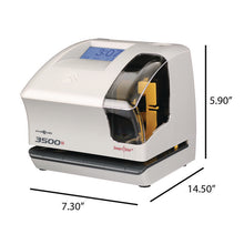 Load image into Gallery viewer, 3500 Smart Site Punch Card Time Clock System, DC Powered Operation, Light Gray
