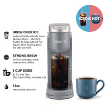 Load image into Gallery viewer, K-Iced Single Serve Coffee Maker, Arctic Gray
