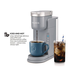 Load image into Gallery viewer, K-Iced Single Serve Coffee Maker, Arctic Gray
