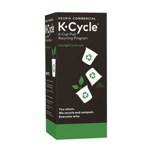 Load image into Gallery viewer, K-Cycle Cardboard Indoor Recycling Bin, Large, Cardboard, Black/Green/White, 5/Pack
