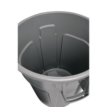 Load image into Gallery viewer, Vented Round Brute Container, 10 gal, Plastic, Gray
