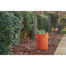 Load image into Gallery viewer, Brute Round Container, 44 gal, Plastic, Orange
