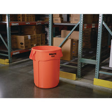 Load image into Gallery viewer, Brute Round Container, 44 gal, Plastic, Orange

