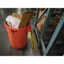 Load image into Gallery viewer, Brute Round Container, 44 gal, Plastic, Orange
