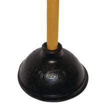 Load image into Gallery viewer, Plunger, 20" Wood Handle, 6" dia, Black

