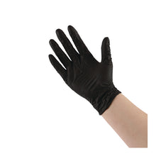 Load image into Gallery viewer, 396 Series Disposable General-Purpose Nitrile Gloves, Powder-Free, Large, 4.4 mil Thick, 9.5" Long, Black, 100/Box
