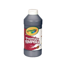 Load image into Gallery viewer, Premier Tempera Paint, Black, 16 oz Bottle
