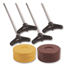 Load image into Gallery viewer, Shuffleboard Set, 4 Cues, 8 Pucks
