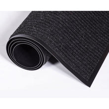 Load image into Gallery viewer, Needle-Rib Wiper/Scraper Mat, Rectangular, Charcoal Gray Ribbed Surface, 36" x 60"
