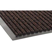 Load image into Gallery viewer, Needle-Rib Wiper/Scraper Mat, Rectangular, Brown Ribbed Surface, 36" x 10 ft
