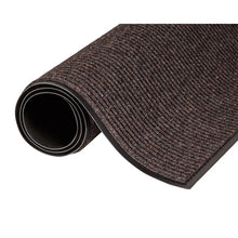 Load image into Gallery viewer, Needle-Rib Wiper/Scraper Mat, Rectangular, Brown Ribbed Surface, 36" x 10 ft
