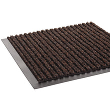 Load image into Gallery viewer, Needle-Rib Wiper/Scraper Mat, Rectangular, Brown Ribbed Surface, 36" x 10 ft
