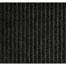 Load image into Gallery viewer, Needle-Rib Wiper/Scraper Mat, Rectangular, Charcoal Gray Ribbed Surface, 36" x 10 ft
