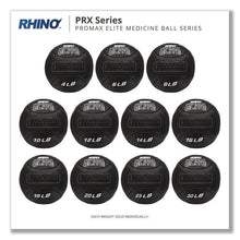 Load image into Gallery viewer, Rhino Promax Elite Medicine Ball, 25 lb, Black
