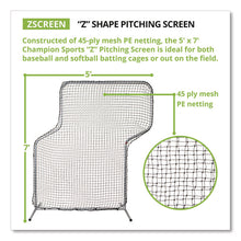 Load image into Gallery viewer, Z Pitching Screen, 7 ft x 5 ft
