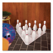 Load image into Gallery viewer, Plastic Bowling Pin Set, White, 10/Set
