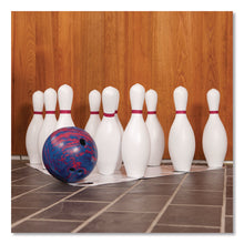 Load image into Gallery viewer, Plastic Bowling Pin Set, White, 10/Set
