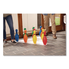 Load image into Gallery viewer, Plastic Bowling Pin Set, Assorted Colors, 10/Set
