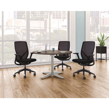 Load image into Gallery viewer, Flexion Mesh Back Task Chair, Supports Up to 300lb, 14.81" to 19.7" Seat Height, Black Seat/Back/Base
