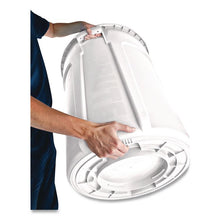 Load image into Gallery viewer, Vented Round Brute Container, 10 gal, Plastic, White
