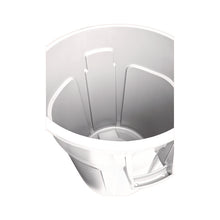 Load image into Gallery viewer, Vented Round Brute Container, 20 gal, Plastic, White
