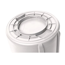 Load image into Gallery viewer, Vented Round Brute Container, 32 gal, Plastic, White
