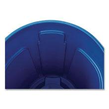Load image into Gallery viewer, Vented Round Brute Container, 44 gal, Plastic, Blue
