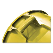 Load image into Gallery viewer, Vented Round Brute Container, 10 gal, Plastic, Yellow
