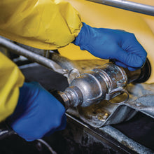 Load image into Gallery viewer, A70 Chemical Spray Protection Aprons, Polyethylene-Coated Fabric, One Size Fits Most, Yellow, 100/Carton
