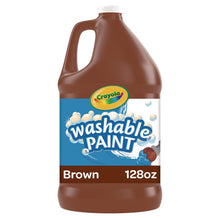 Load image into Gallery viewer, Washable Paint, Brown, 1 gal Bottle
