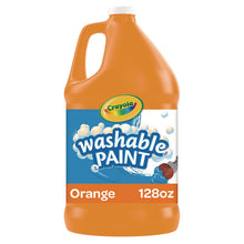 Load image into Gallery viewer, Washable Paint, Orange, 1 gal Bottle
