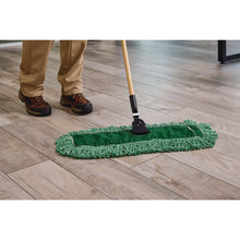 Load image into Gallery viewer, Microfiber Loop Dust Mop, 24" x 5", Green, 12/Carton
